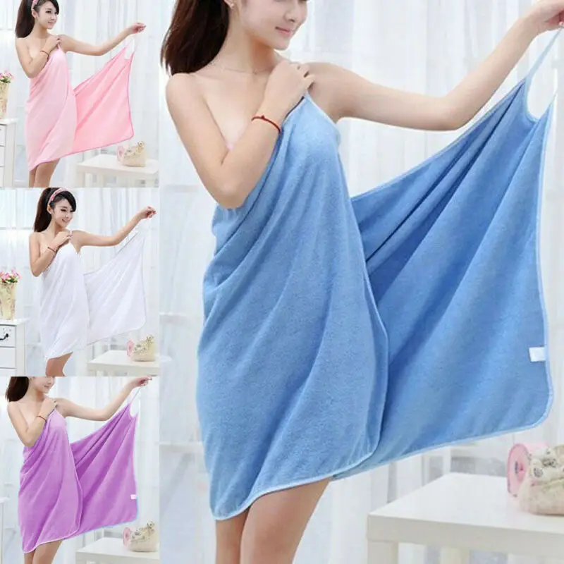 Полотенце женское быстросохнущее домашний текстиль банная ночная рубашка для