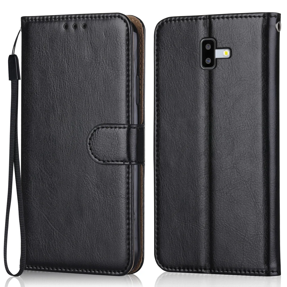 

Чехол-книжка для Samsung Galaxy J6 Plus, J610, J610F SM-J610, 6 дюймов, кожаный