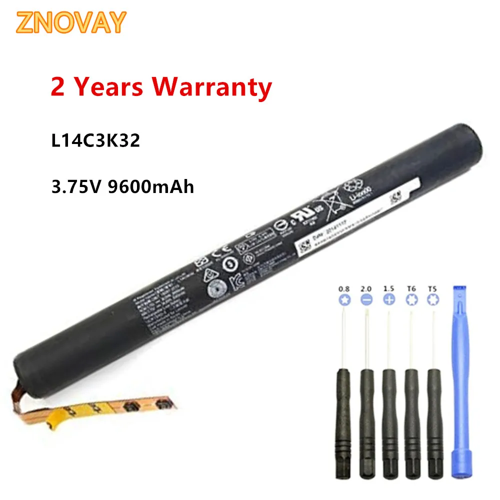 

Аккумулятор ZNOVAY L14C3K32 для Lenovo YOGA Tablet 2 Pro-1380F 1380 YT2-1380 Yoga 11-TTH L14D3K32 3,75 V 36WH/9600mAh