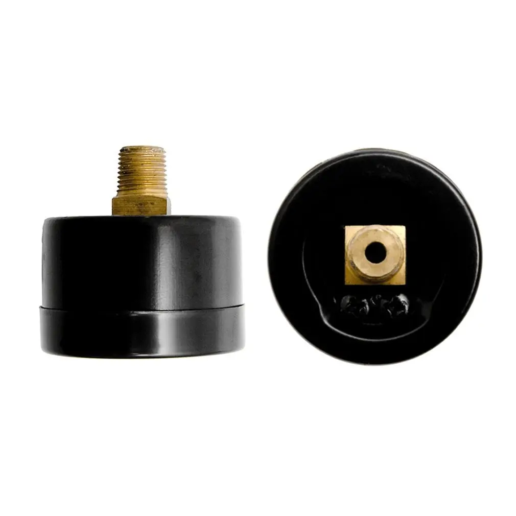 

1-1/2" Dry Utility Mini Vacuum Pressure Gauge Blk.Steel 1/4" Center Back, -30HG/0PSI Pressure Tester Measuring Instruments