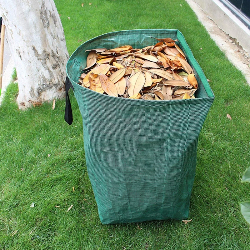 

53 Gal Garden Leaf Bag Garden Leaf Collection Dustpan Garden Garbage Bag Armrest Garden Leaf Bag