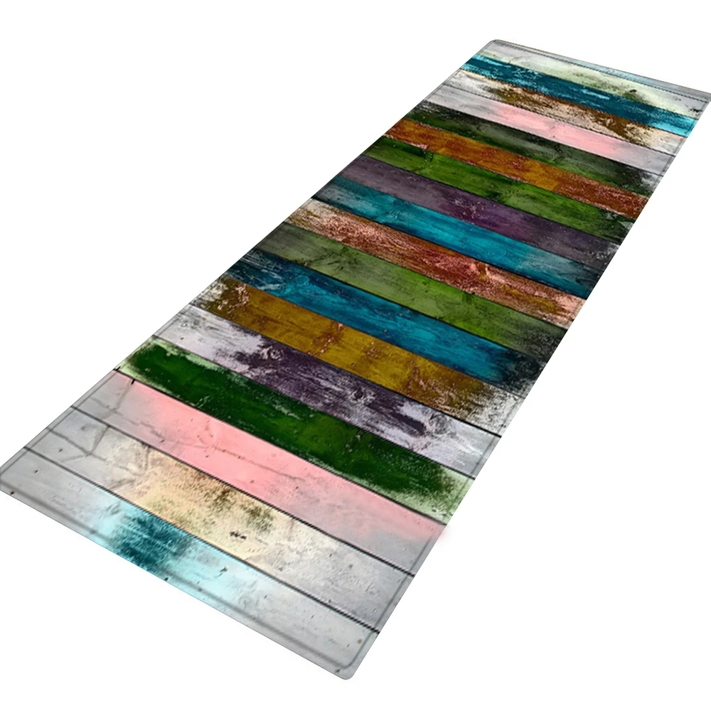 

1 Pcs 40x120cm/60x180cm Anti Slip Long Carpet 3d Printing Mat For Bathroom Living Room Home Decoration Color Anti-slip Carpet