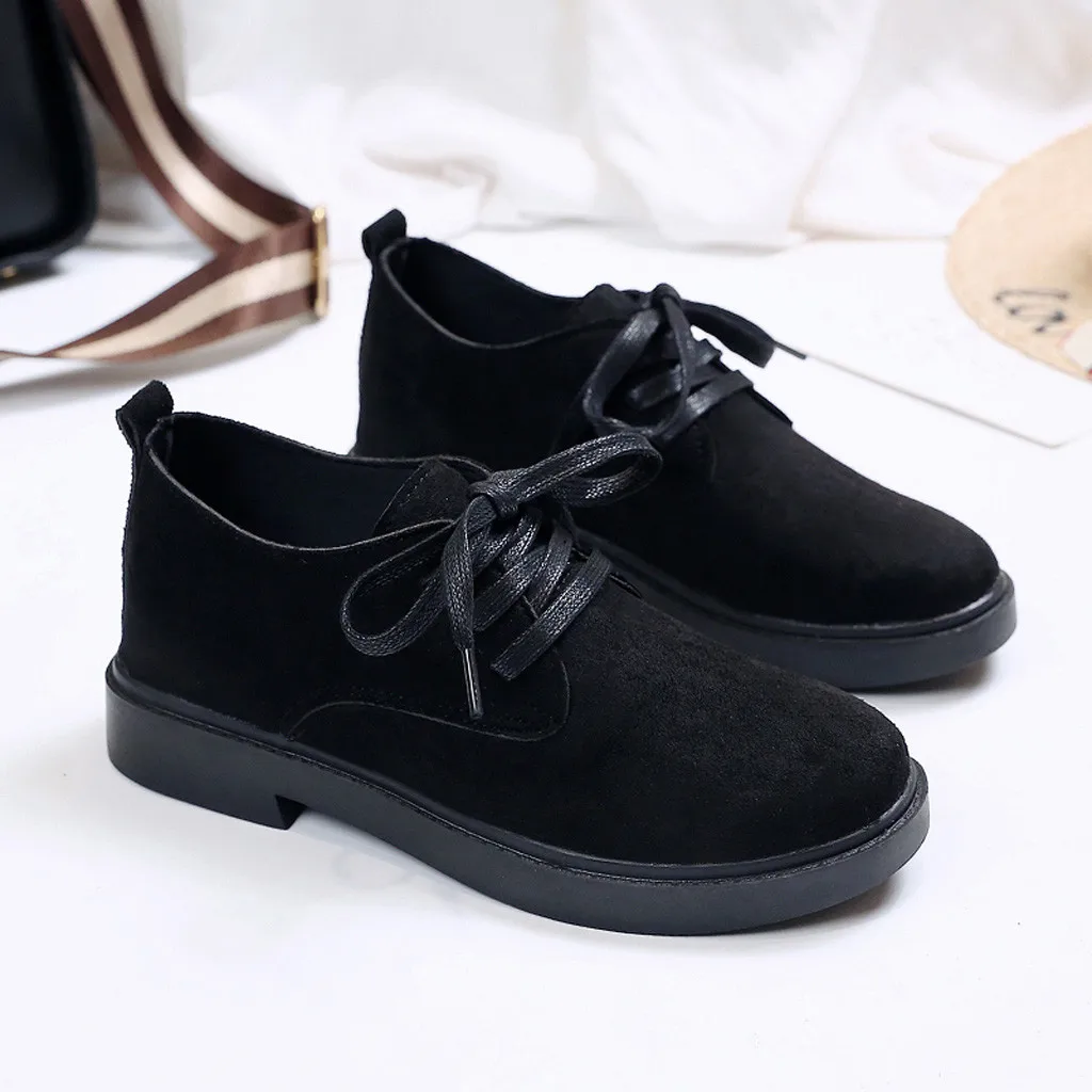 

Women's Vulcanize Shoes Solid Color Flock Shoes Ladies Fashion Low-cut Round Toe Women Shoes Sneakers Women Shoes 942435