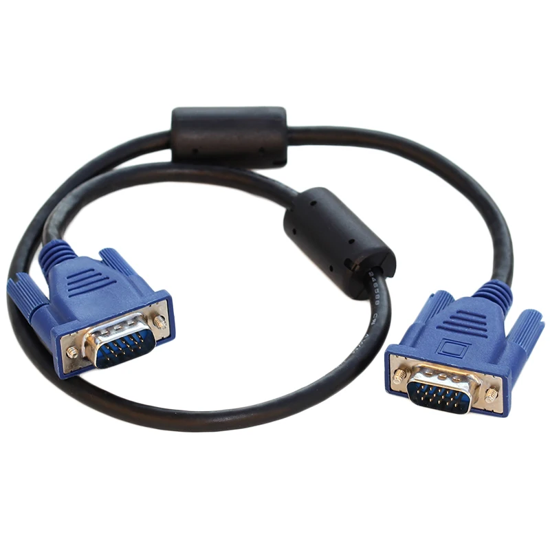 15Pin D-SUB VGA папа-папа для компьютеров и мониторов с VGA портами 0,5 м 1,5 м 3+ 6