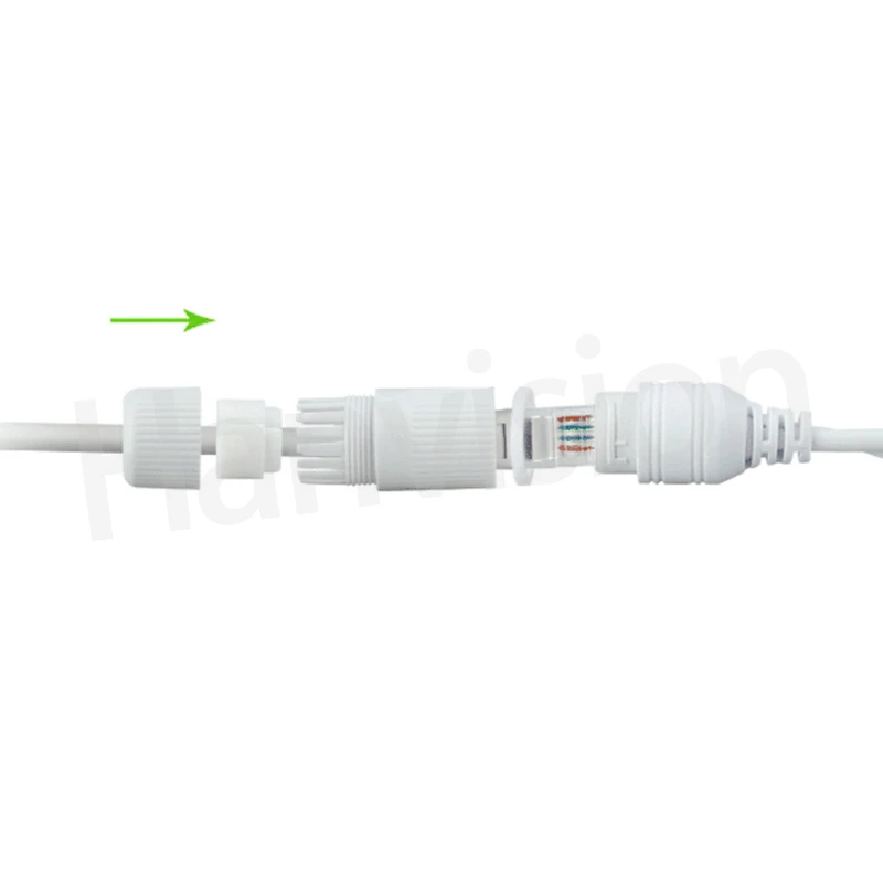 Водонепроницаемый 9-контактный сетевой кабель питания постоянного тока для
