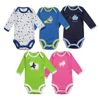 5pcs unisex baby rompers spring baby girl clothes roupa bebes newborn baby clothes long sleeve infant baby boy jumpsuits