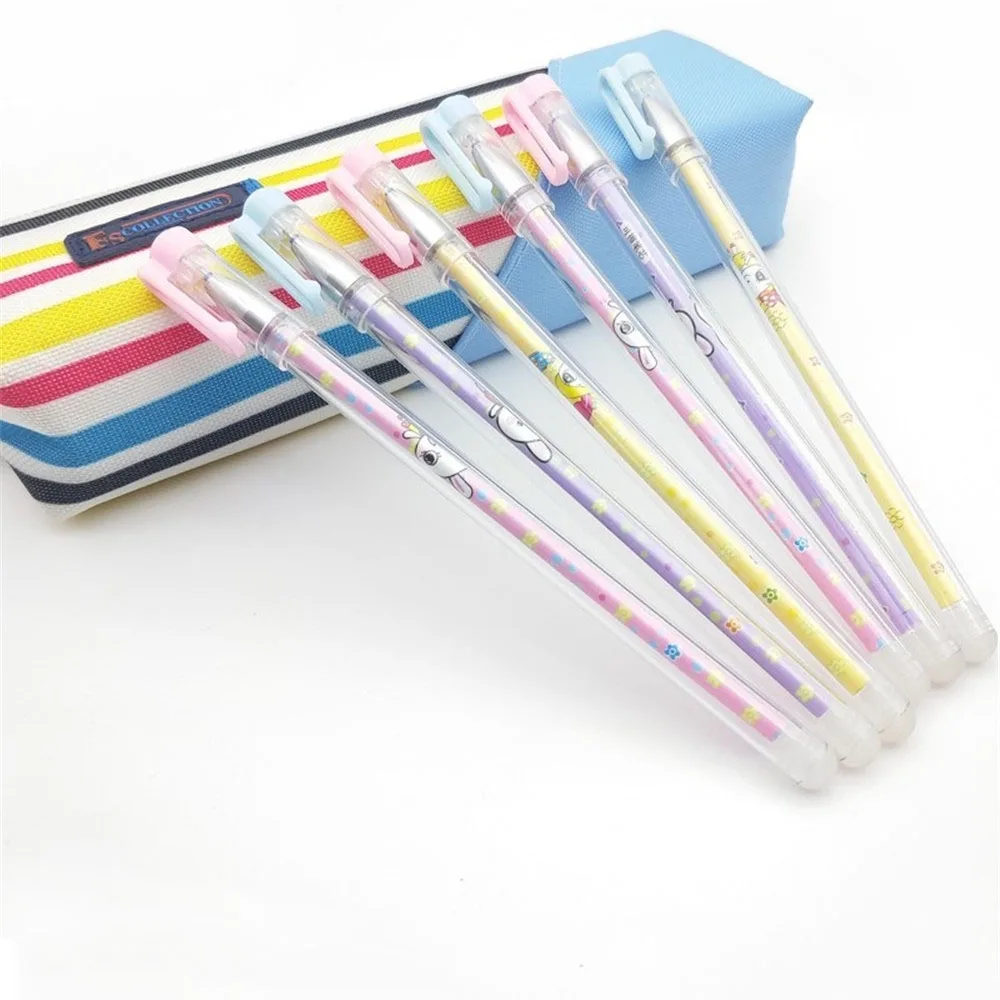 

20pcs / Set of Cute Rabbit Erasable Gel Pen Refill 0.5mm Blue Black Refill Replacement Signature Pen School Office Writing