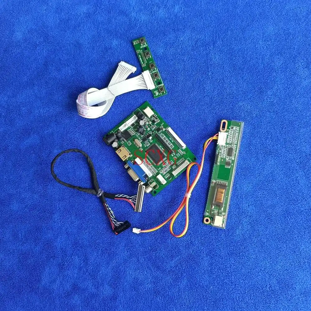 

1024*600 дисплей DIY Kit ЖК-дисплей контроллер дисковод 1 с холодным катодом (CCFL), совместимому с HDMI AV VGA LVDS 30 Pin для CLAA102NA01CW/CLAA102NA32CW