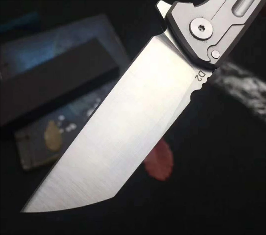 Высококачественный складной нож D2 лезвие стальная ручка Походный охотничий