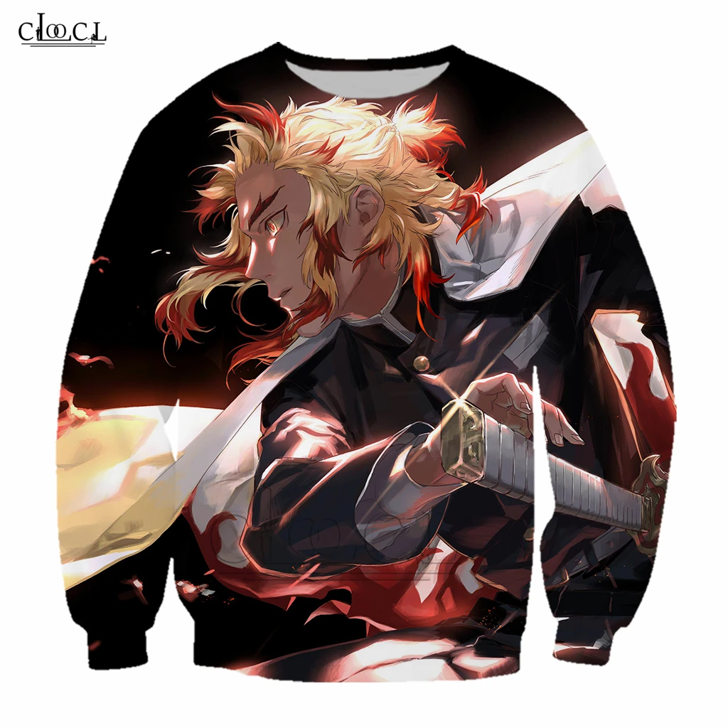 Модный свитшот для мужчин и женщин с аниме рассекающий демонов: Kimetsu No Yaiba