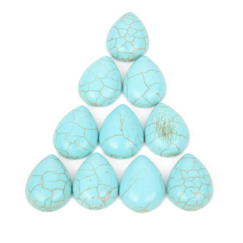 10 шт. бирюзовые аксессуары для украшения | Украшения и