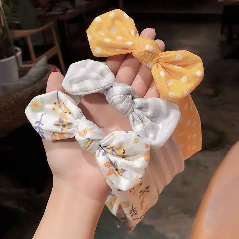 3PCS Baby Headband with baby bibs for Girls Bowknot Flower Hair Band Accessories hair band | Детская одежда и обувь