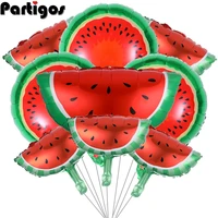 1set watermelon foil helium balloons cartoon fruit air balloons for summer themed birthday party decoration baby shower supplies