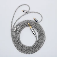 24 core single crystal copper plated silver graphene headphone upgrade cable mmcx0 78mm 2 pinqdctfz earphone cable