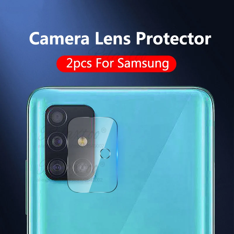 Закаленное защитное стекло для объектива камеры 2 шт. Samsung Galaxy A51 A71 A50 A70 A80 S20 Ultra Plus