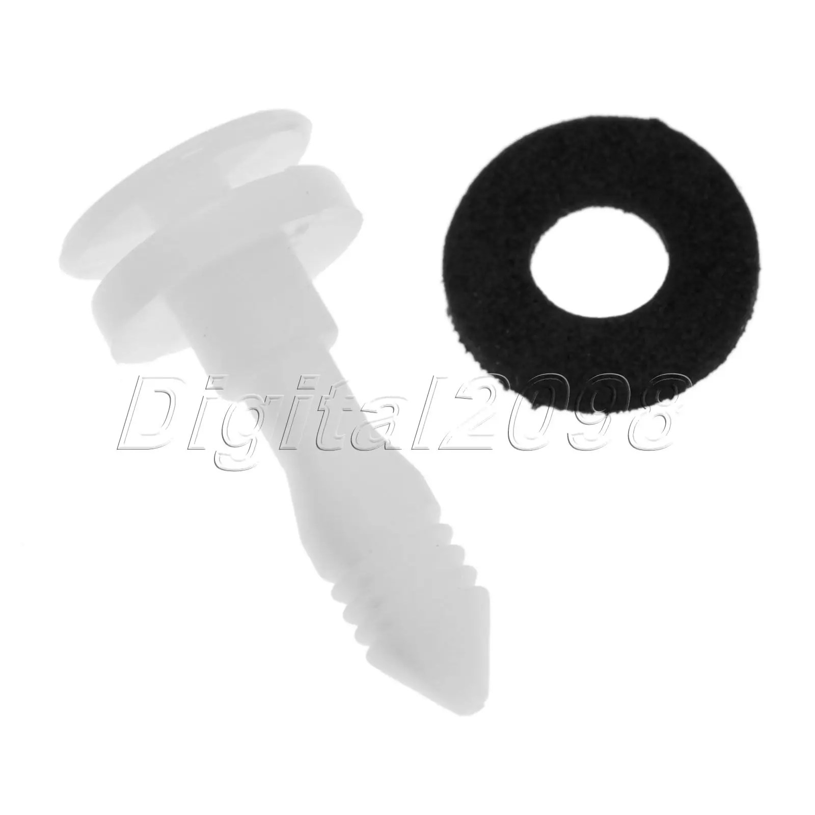 

20x C2S13494 Car Door Card Panel Trim Interior Fastener Clips For Jaguar S X Type Plastic Rivets Automobile Car Clips White