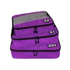 3 шт.компл. Набор органайзеров для упаковки чемоданов, упаковка на молнии, кубик, система дорожных сумок, прочный органайзер для сортировки одежды унисекс