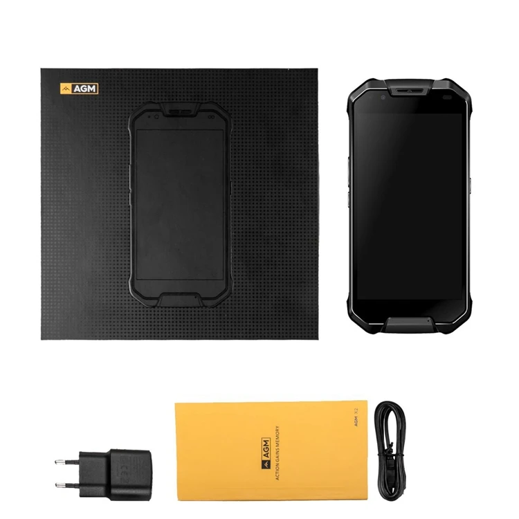 AGM X2 5," 4G смартфон 6G+ 64G/128GB Android 7,1 мобильный телефон IP68 Водонепроницаемый Восьмиядерный 6000mAhNFC VOC