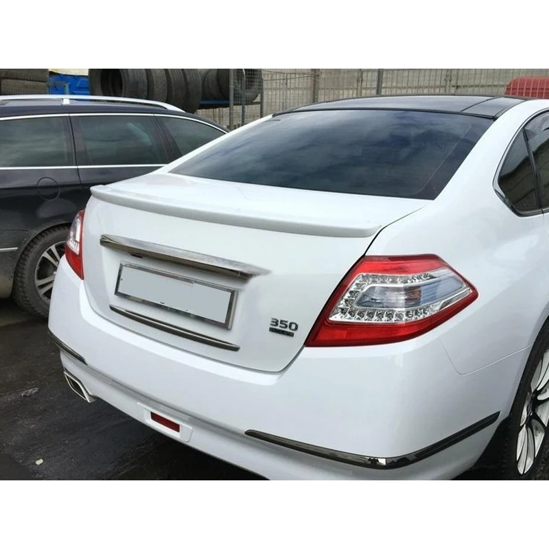 Спойлер крышки багажника Nissan Teana 2011-2014 рестайлинг ABS пластик под покраску внешний