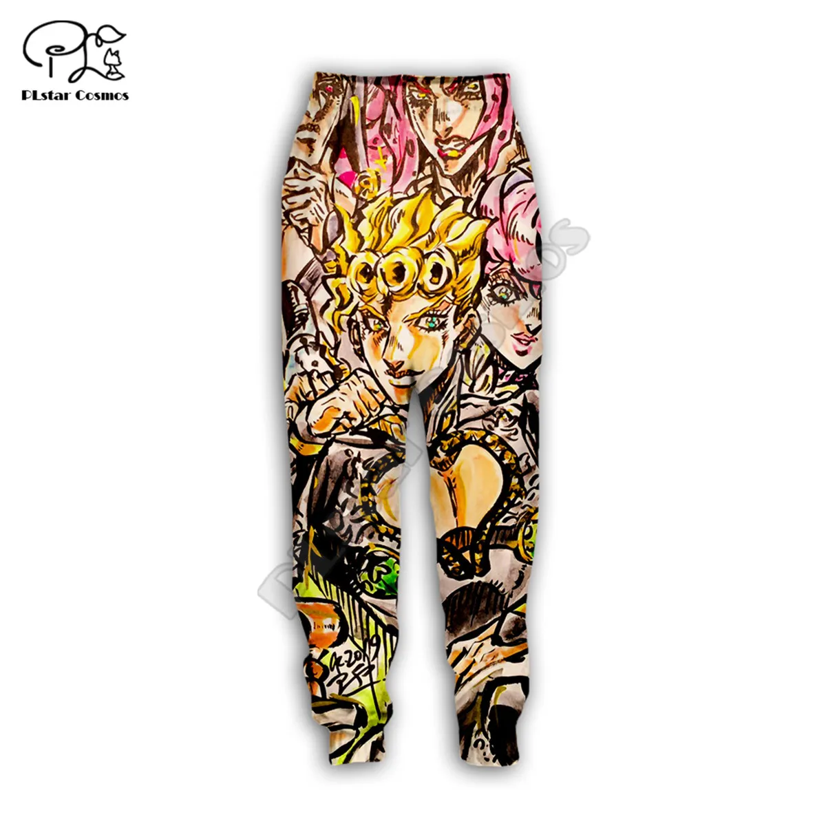 

PLstar Cosmos Newest JOJO's Bizarre adventure Pants men Novelty 3d cool Harajuku Pants Full Hip Hop Sweatpants Dropshipping