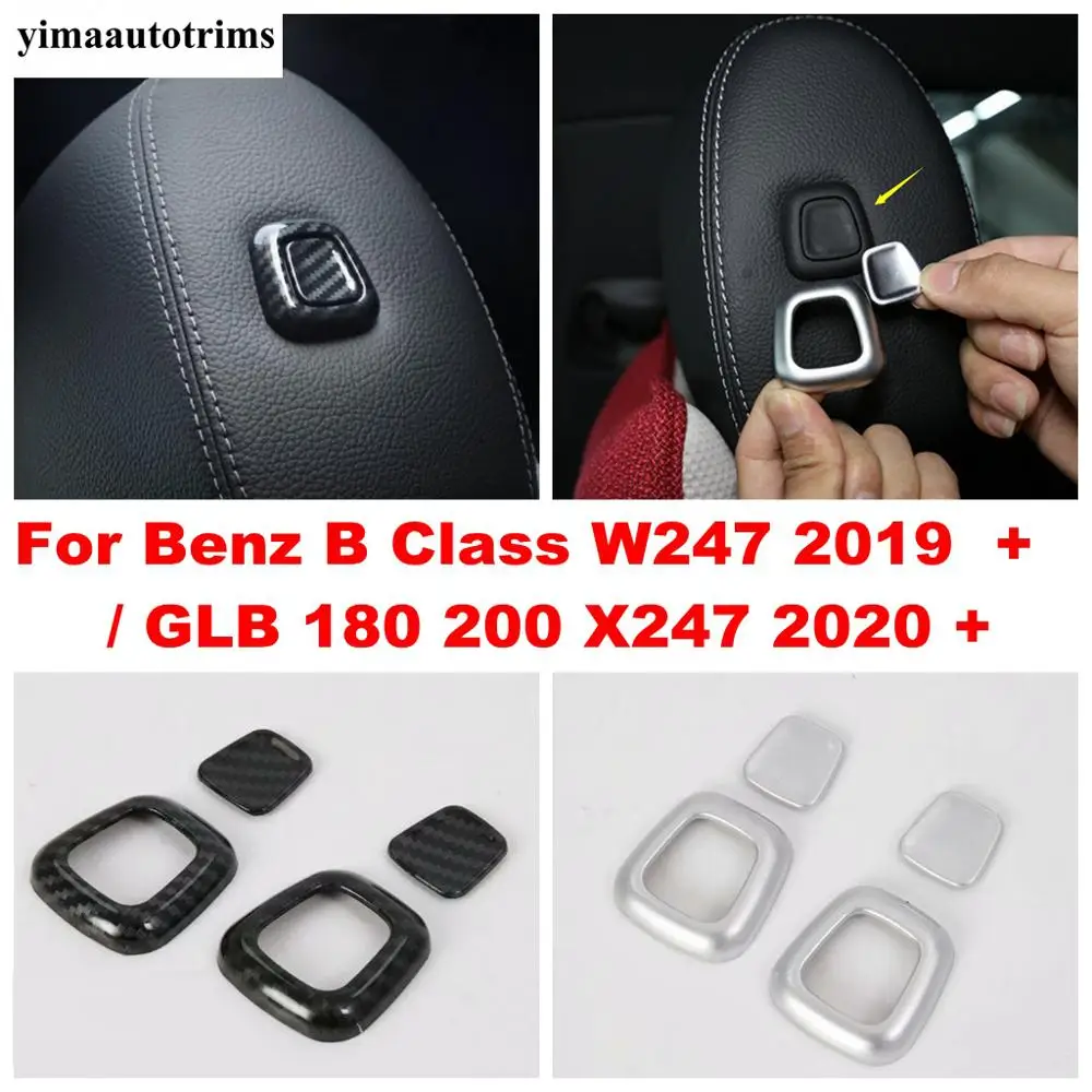 

Seat Head Headrest Pillow Adjustment Button Cover Trim For Mercedes-Benz B Class W247 2019 - 2022 / GLB 180 200 X247 2020 -2022
