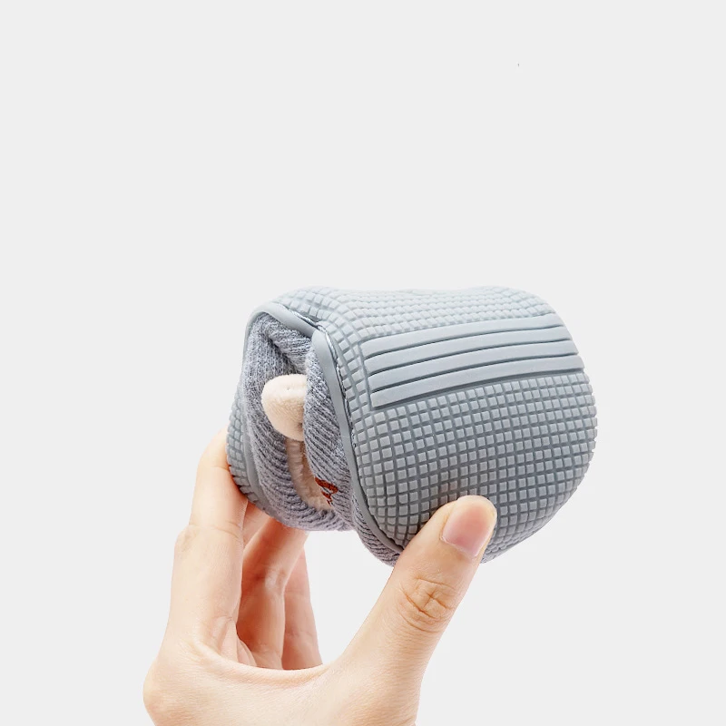 Меховые тапочки для маленьких мальчиков и девочек милые плюшевые домашние