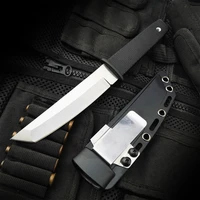 kobun fixed blade knifes 440c kraton handle tanto blade katana tactical camping hunting survival pocket edc tools k sheath