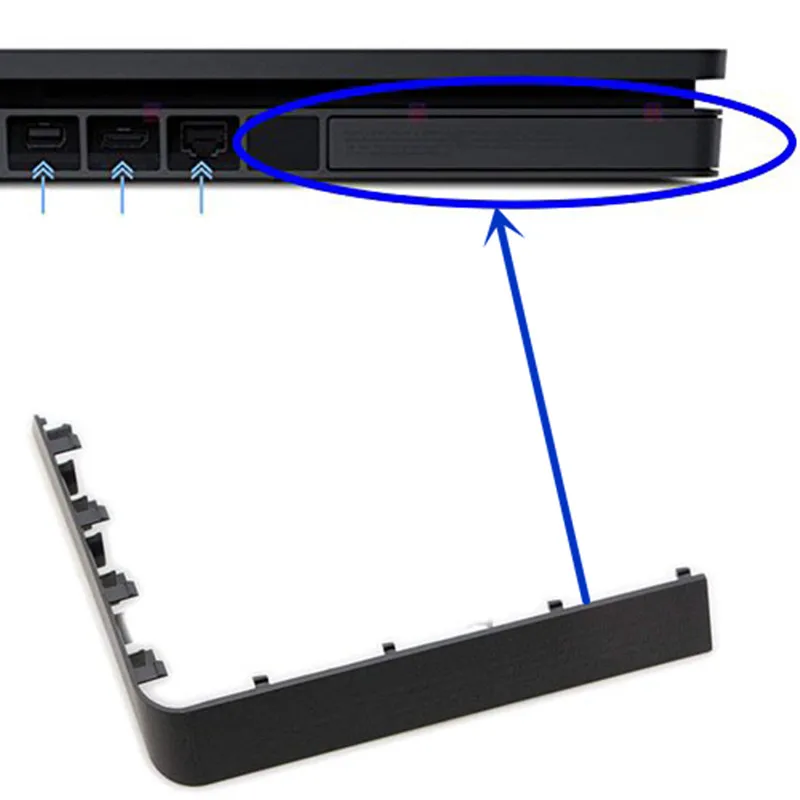 Чехол для жесткого диска PS4 Slim HDD крышка Слота откидной клапан Playstation 4 чехол