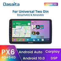 dasaita vivid car radio 2 din android carplay android auto car stereo 10 2 touch screen ips 1280720 bluetooth gps navigation
