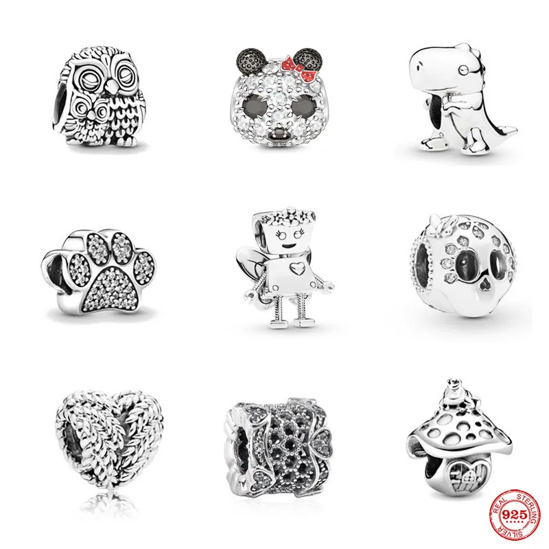 Новый Тео медведь свинка животное Королевство кот собака Единорог бусины