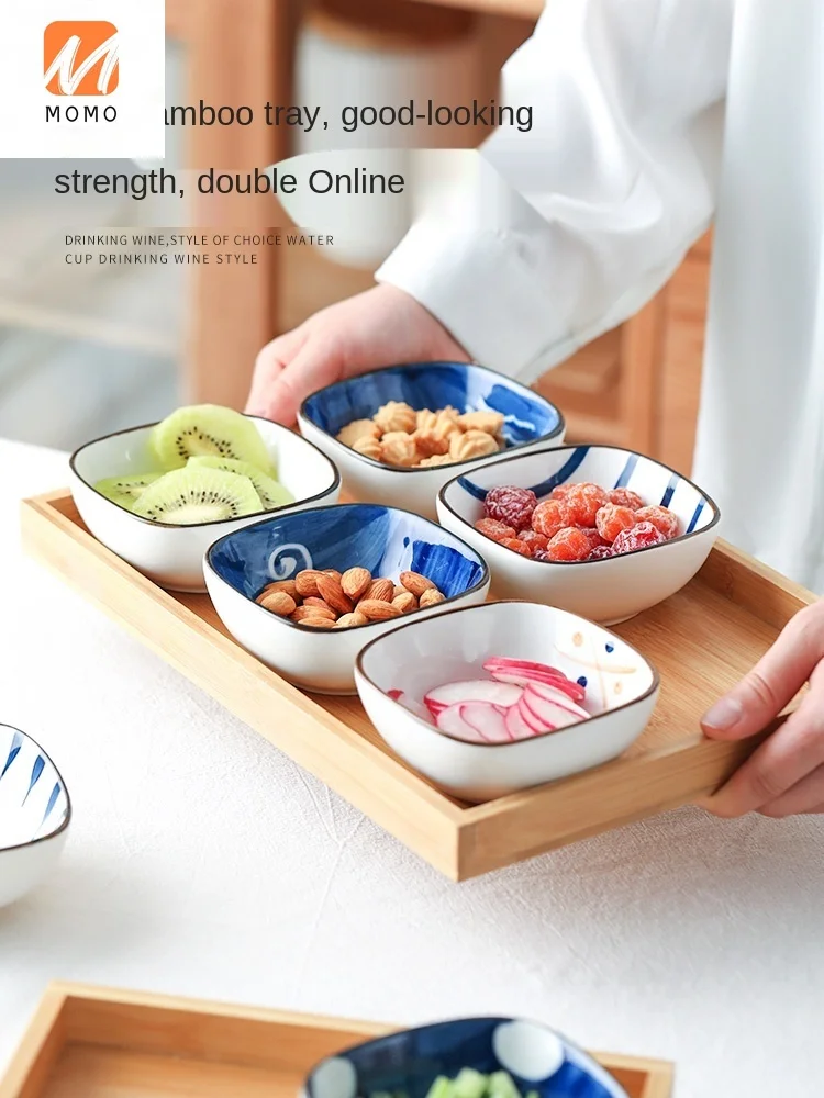 

Qingyao Snack Dish Household Small Plate Bone Dish Creative Seasoning Saucer