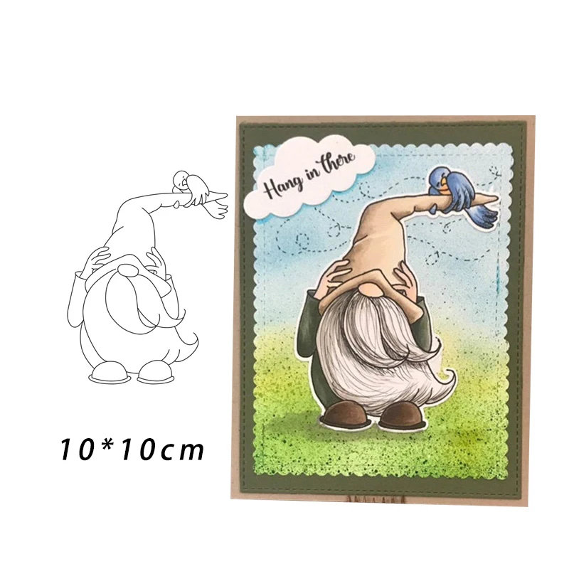 JC прозрачные штампы для пожилых людей птица резиновые силиконовые Скрапбукинг