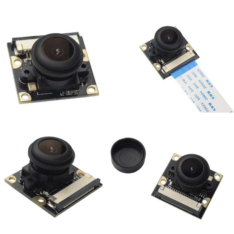 

MOLA New Night Vision Camera Wide130 160degree Fisheye Lens for Rasberry Pi 4B/3B