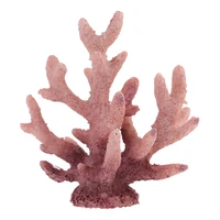 fish 2020 light pink artificial vivid resin coral aquarium fish tank decoration