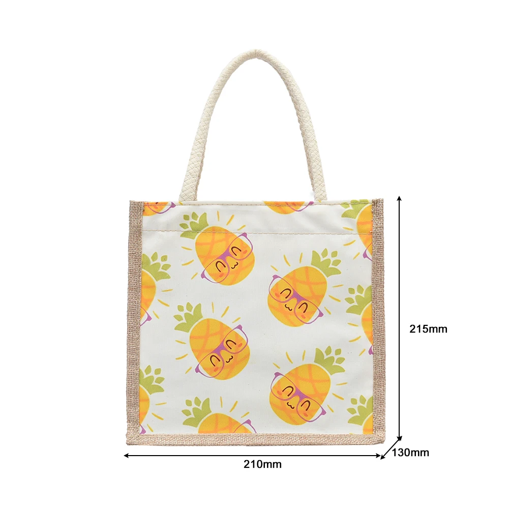 

Fashion Women Fruit Printing Gift Bag Casual Ladies Summer Lunch Tote Handbags Casual Handbag for Women Girl