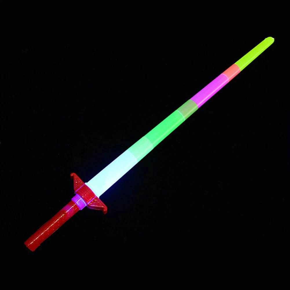 Retractable LED Light Flashing Glow Sticks Wands Toys Party Wedding Decoration multifunction lighting perfect gifts