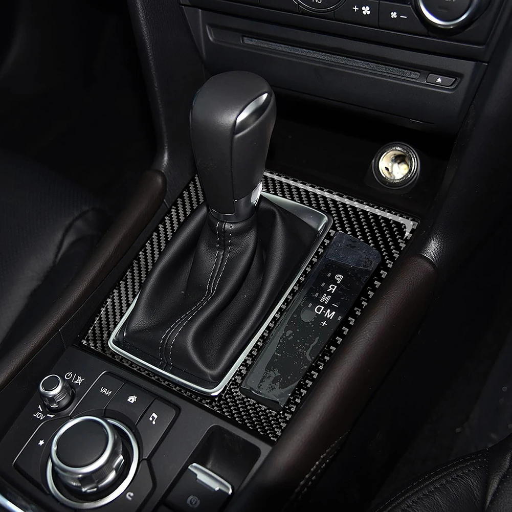 Углеродное волокно подходящую машину Шестерни переключения Панель Стикеры