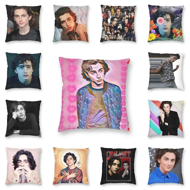 

Модный квадратный декоративный чехол для подушки с мотивом телеактера, халамет, украшение, двухсторонняя наволочка с 3D принтом для автомоб...
