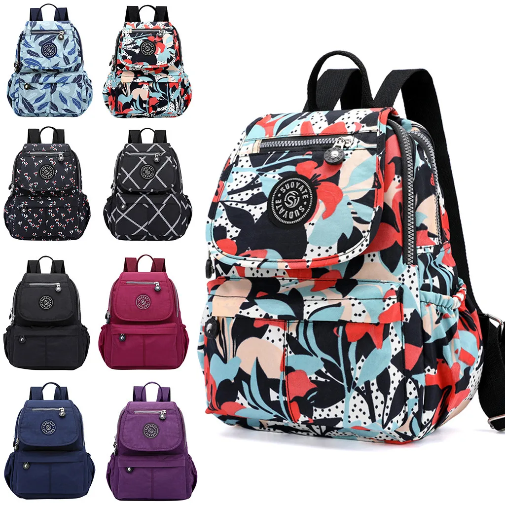 

Women Backpack Large Capacity School Bags for Teenage Girls Waterproof Backpacks School Student Shoulder Travel Bags Student #40