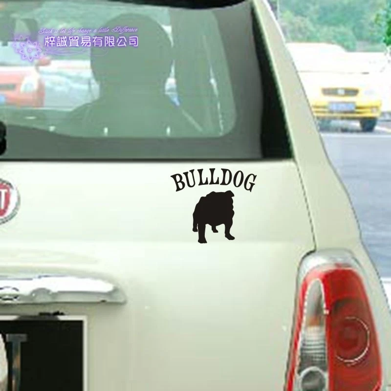 Pet Shop Sticker Dog Car Switch Decal BULLDOG Posters Vinyl Wall Art Decals Pegatina Quadro Parede Decor Mural | Дом и сад