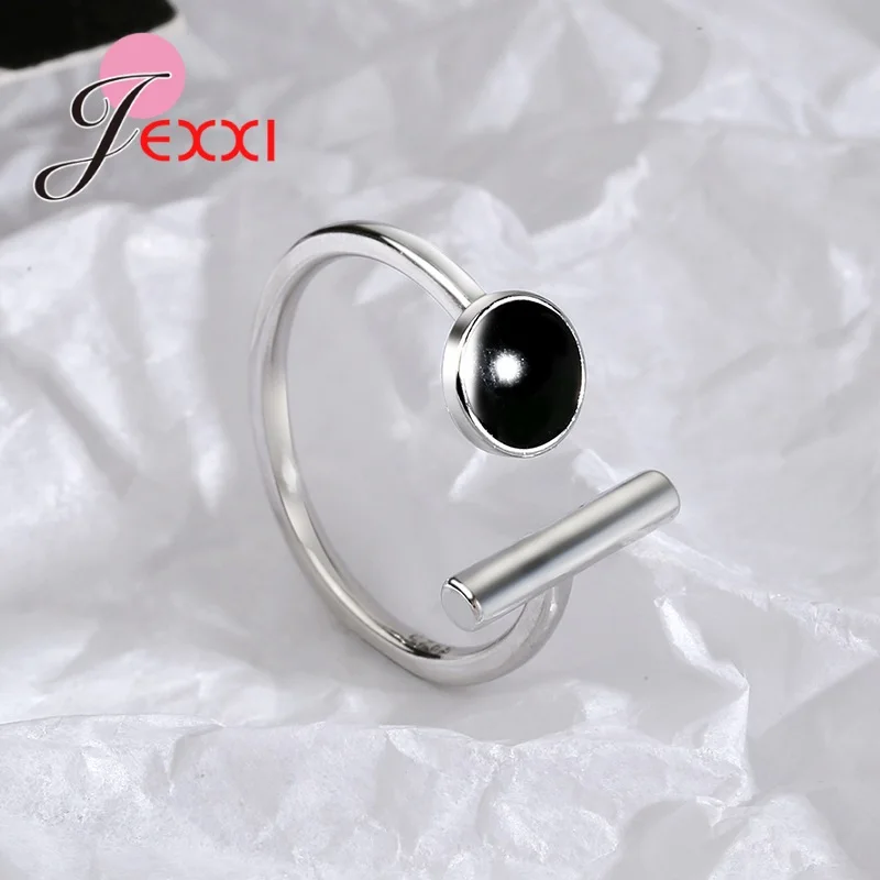 

Korean Style 925 Sterling Silver Opening Finger Rings For Women Girls Hot Sale Wedding Engagement Party Jewelry