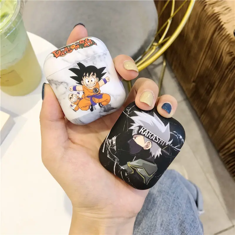 Чехол для наушников Dragon Ball Goku Kakashi с рисунком из мультфильма Airpods 1 2 bluetooth