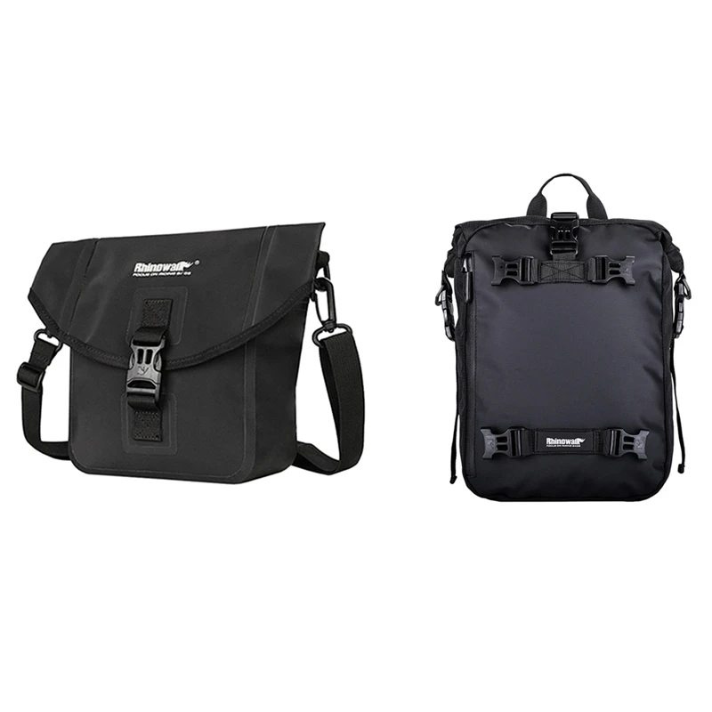 

Сумка для велосипеда Rhinowalk, 1 шт., сумка на руль, сумка для мотоцикла, сумка на заднее сиденье, рюкзак 20 л (черная)