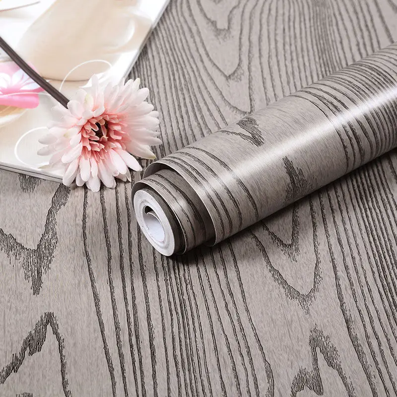 

Thicken Wallpaper Wood Furniture Wall Stickers Door Stickers Self-Adhesive Wardrobe Desktop Wallpapers Vinilo Decorativo Pared