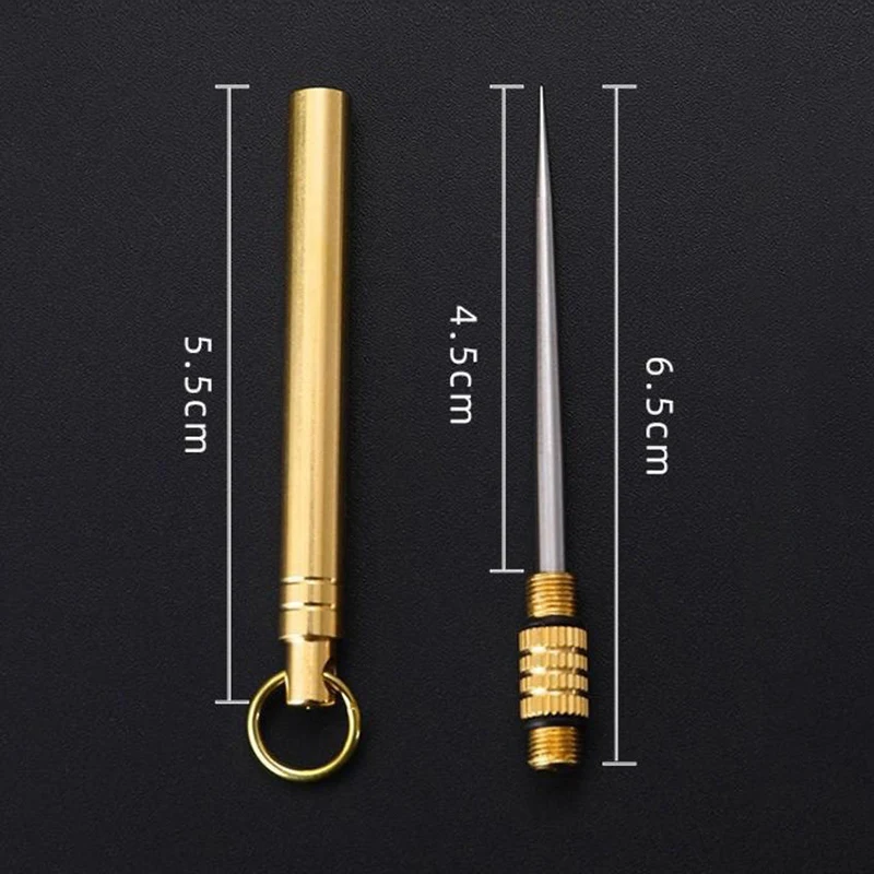 Портативная многофункциональная титановая зубочистка для повседневного