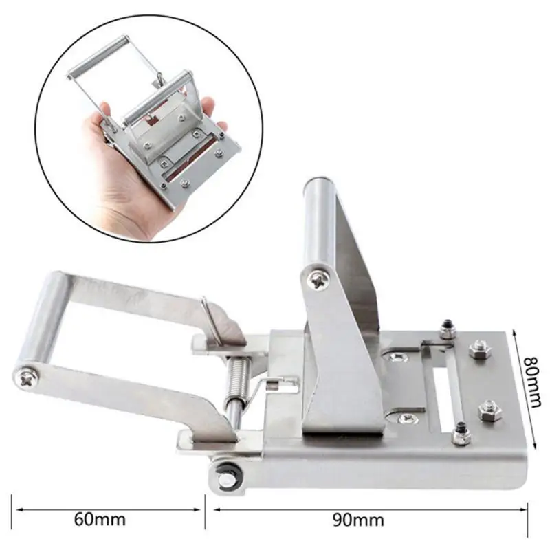 

90x80mm Wood Edge Trimming Slotting Trimmer Mini Trimming Multifunctional Woodworking Cutting Cutter Sharp Tool Stainless Steel