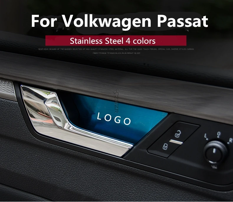 

2016-2017 Защитная крышка для внутренней двери из нержавеющей стали Защитная крышка для Volkswagen Passat Z2EA213