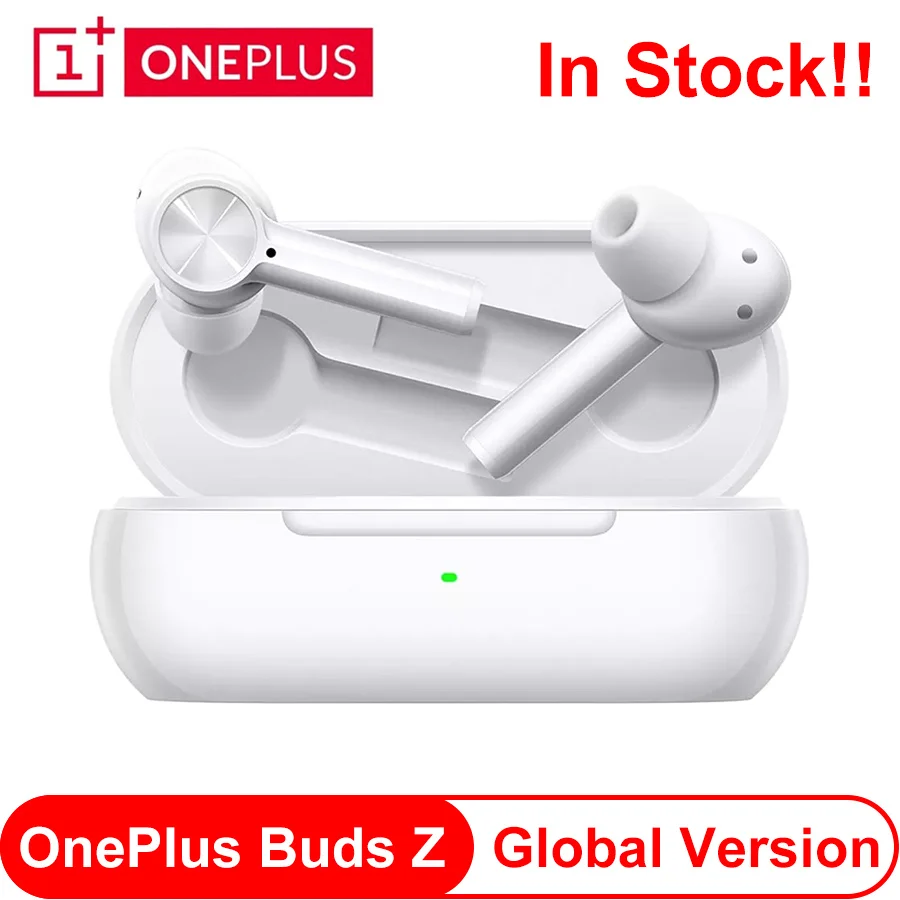 Глобальная версия Oneplus бутоны Z наушники вкладыши TWS с IP55 Bluetooth 5 0 вызова на