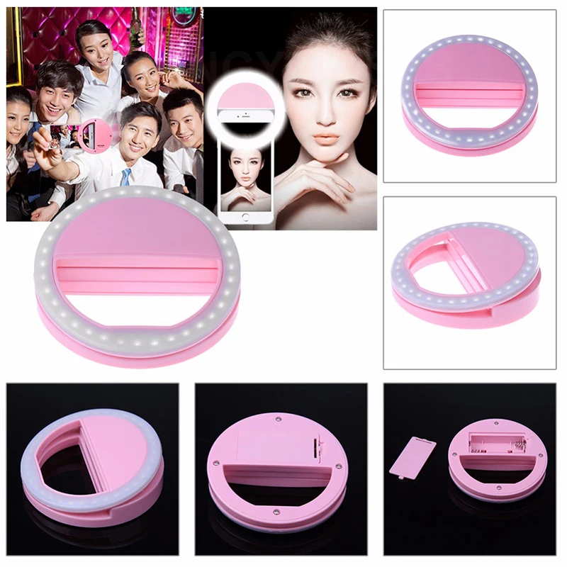 Универсальный монопод для селфи светодиодная Кольцевая вспышка света