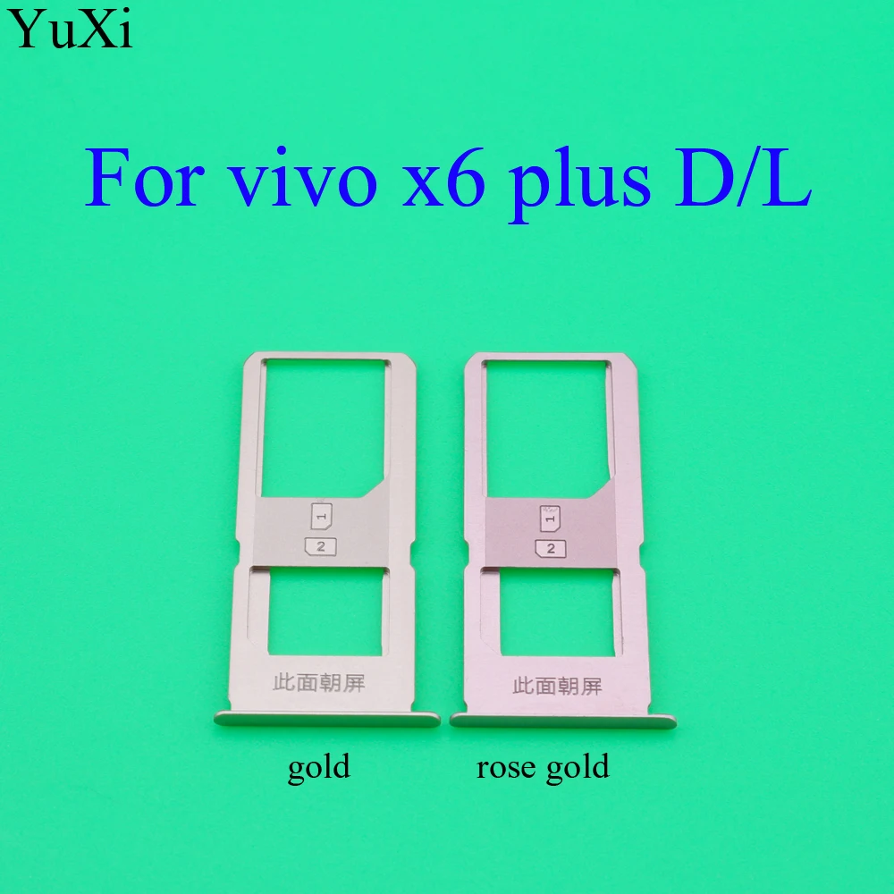 YuXi для Vivo X6plus D/L A X7 plus X9s PLUS X9plus Micro Dual Sim SD TF адаптер держатель чтения слот лоток